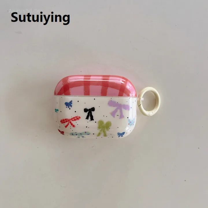 Sutuiying%20Fashion%20Anrushide%20Korean%20Ins%20Cute%20Colourful%20Bow%20For%20Apple%20Airpods%20Pro%201st%20Generation%20High%20Quality%202nd%20Generation%203rd%20Generation%204th%20Generation%20Bluetooth%20Headse%20-%20Image%208