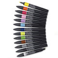 Winsor & Newton Promarker - Twin Tip - Alcohol Based - Set Of 12. 