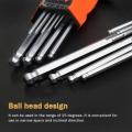 Finder 9 Pcs Ball Point Allen key set- Long. 
