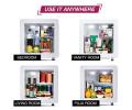 Godrej 30 L Qube Personal Standard Single door Mini Refrigerator  (TEC Qube 30L HS Q103, Black). 
