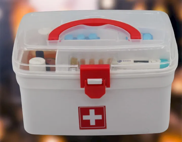 IMMERSE Plastic Rectangular Medicine Box, Medical Box, First aid Box ...