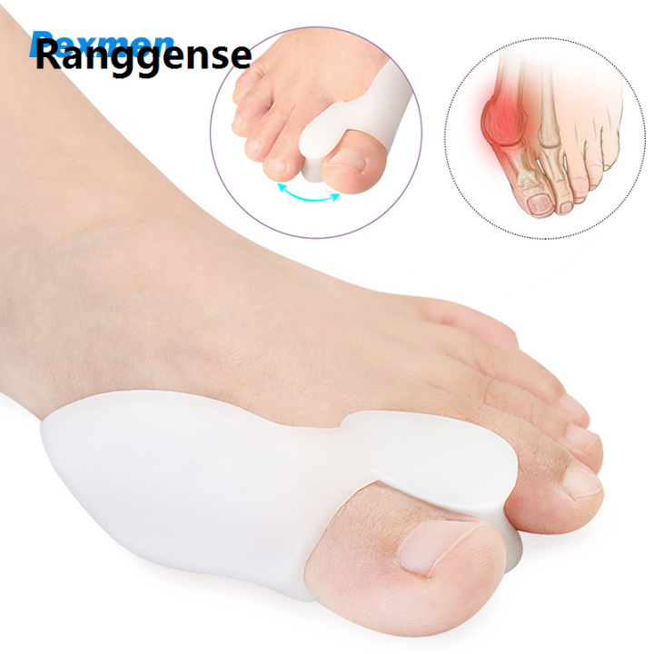 Ranggense Pexmen 2/4/8Pcs Gel Big Toe Separator Bunion Corrector Pain ...