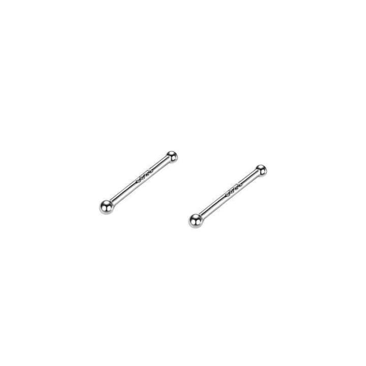 Gan%20Jia%20999%20Pure%20Sier%20Earrings%20Simple%20Double-Headed%20Studs%20Ear%20Rods%20No%20Need%20to%20Remove%20While%20Sleeping%20Basic%20Jewelry%20for%20Men%20and%20Women%20-%20Image%205