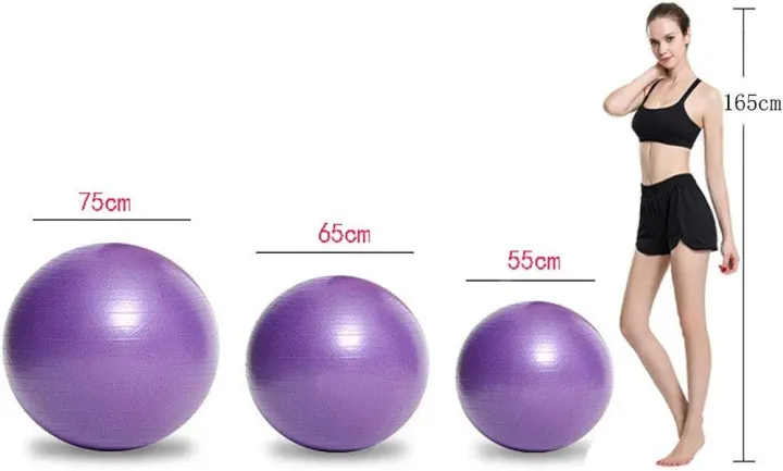 Yoga%20Ball%2085%20Cm%20Exercise%20Ball%20With%20Pump%20-%20Image%202