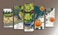 5-Piece Canvas Wall Art Set –Dragon Ball Z Shenron Eternal Dragon Print. 