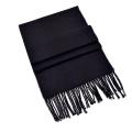 Plain Black Scarf Winter Woolen Scarf For Unisex Maflur By Bajrang. 
