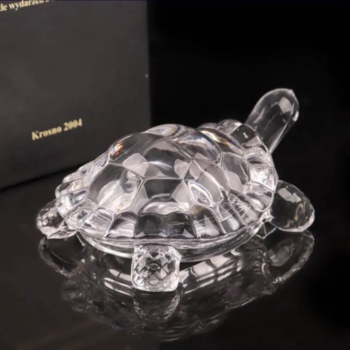 Tortoise%20Turtle%20Statue%20Crystal%20Glass%20Statue%20White%20Clear%20Lucky%20Charm%20l%20Good%20Luck%20(9%20X%206Cm)%20Tortoise%20Turtle%20l%20Kachua%20For%20Good%20Luck%20l%20Home%20Decorise%20Vastu%20Feng%20Shui%20Crystal%20Turtle%20-%20Image%205
