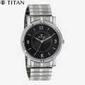 Titan   1639Sm03 Analog Black Dial Watch For Men. 