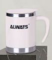 Always Durable Stainless Steel Vacuum Insulated Office Mug with Lid Portable for Camping & Hot Drinks Travel Mug 400ML. 