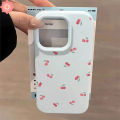 Fresh Sweet Romantic Dreamy Dopamine Cute Cherry Case Compatible for IPhone 13 15 16 11 14 12 Pro Max 15 16 14 Plus 14 16 15 13 Pro 16E Liquid Silicone Luxury Skin Feel Soft Case. 