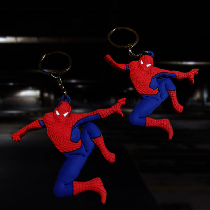 Spiderman Rubber Keychain