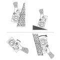 Engineering Inclinometer, Universal Slope Measuring Scale, Multifunctional Goniometer Instrument Measuring Tool A Reusable. 