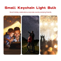 100 Pcs Mini Flashlight Keychain Bulk Mini Keychain Led Small Flashlights for Kids Adults Hiking Camping Stuffers Home. 