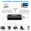 HDMI Video Capture Card 1080P HDMI To USB 2.0 For Live Streaming Broadcasting Conference Game Recording. 