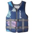 S-XXL Adjustable Safety Strap Kayaking Life Jackets Neoprene High Buoyancy Swim Vest Jacket Boating Fishing Surfing Safety Vest for Adults & Youth. 