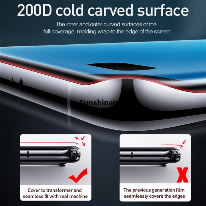 7TPro989RT9R Deluxe Pro Full Adhesive UV Liquid Nano Protector Screen ProOneplus for 10 Tactile Film Mobile Phone Tempered Glass Oneplus 8T7