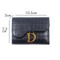 Women Short Wallet Small Fashion Luxury Brand Leather Purse Ladies Card Bag For Women Clutch Female Purse Money Clip Wallet 2022. 