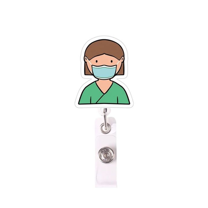 Hospital Supplies Cute Chest Card Work Card Clips Name Card Students ...