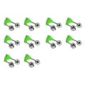 FORIDE 10 PCS Fishing Alarm Bells Bite Double Bells Fishing Outdoor Fishing Accessories Fishing Tackle Fish Bell Fishing Alarm. 