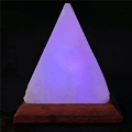 3X Himalayas Crystal Salt Lamp USB Led Pyramid Salt Crystal Lamp Crystal Decorative Lamp Atmosphere Atmosphere Lamp. 