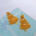 24k Gold Plated Earrings Jhumka In Ramleela Design For Women. 