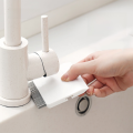 Creative Plastic Kitchen Sink Brush Portable White Mini Cleaning Brush Mini Size Removable Head Multifunctional Brush Kitchen Cleaning. 