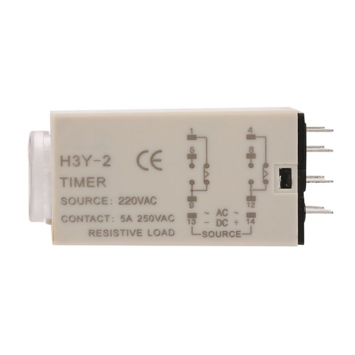Delay Control H3Y-2 Time Relay 10s 8Pin Delay Timer Relay AC 220V Timer Time Relay Electrical Circuits