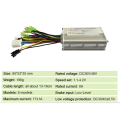 1 PCS 15A Controller with Light Replacement Parts for 36V/48V 250W/350W Electric Mountain Bike Conversion Kit. 