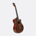 Mantra Moksha Semi Acoustic Guitar - 3 Band Equalizer and Tuner With Free Bag, Picks, String, Strap and Capo. 