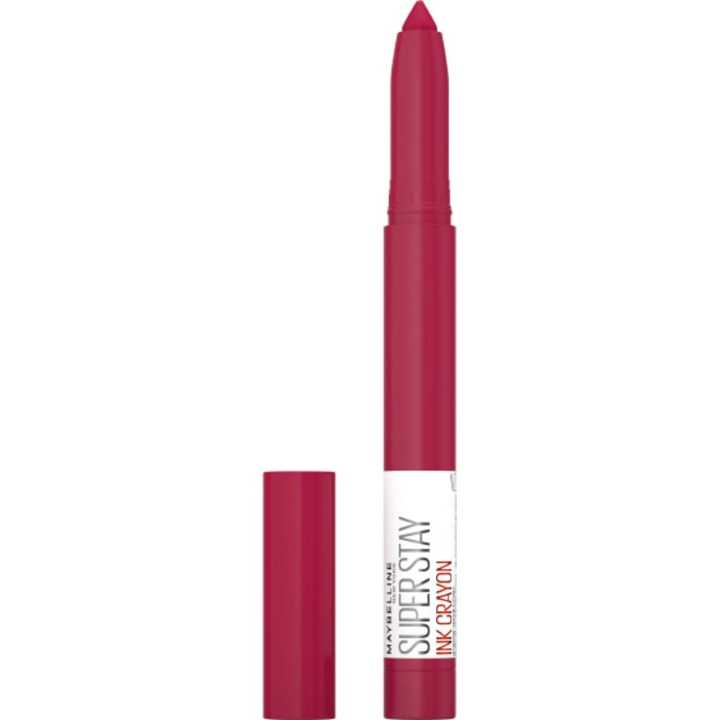 MAYBELLINE Super Stay Ink Crayon Matte Longwear Lipstick Makeup, 120 Be Bold, Be You, by Genuine Collection