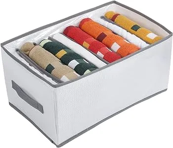 Clothes%20Storage%20Box%20Foldable%20Drawer%20Organizer%20With%20Handles,%20Fabric%20Closet%20and%20Storage%20Basket%20-%20Image%202