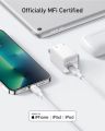 Anker USB C GaN 30W, 511 Charger (Nano 3) with 6ft Bio-Based USB-C to Lightning Cable (MFi Certified), for i Phone 14/14 Pro/14 Pro Max/13/13 Mini/13 Pro/13 Pro Max/i Pad Pro. 