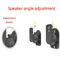 Universal Speaker Wall Mount Bracket Ceiling Stand Clamp with Adjustable Swivel and Tilt Angle Rotation Easy Install. 