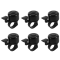 JINMY 6X Bicycle Bell for Safety Cycling Metal Ring Black Bike Bell Horn Sound Alarm Outdoor Bike Bell Rings Hot. 