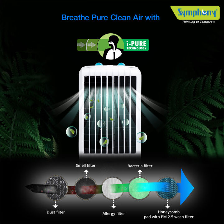 Symphony%20Diet%2012T%20Personal%20Tower%20Air%20Cooler%20for%20Home%20with%20Honeycomb%20Pad,%20Powerful%20Blower,%20i-Pure%20Technology%20and%20Low%20Power%20Consumption%20(12L,%20White)%20-%20Image%209