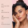 Swiss Beauty 3-in-1 Lip and Cheek Cream N' Tint - Multi-Use Velvet Matte Finish | High Pigment & Long-Lasting | Soft Creamy Texture for Lips, Cheeks & Eyes. 