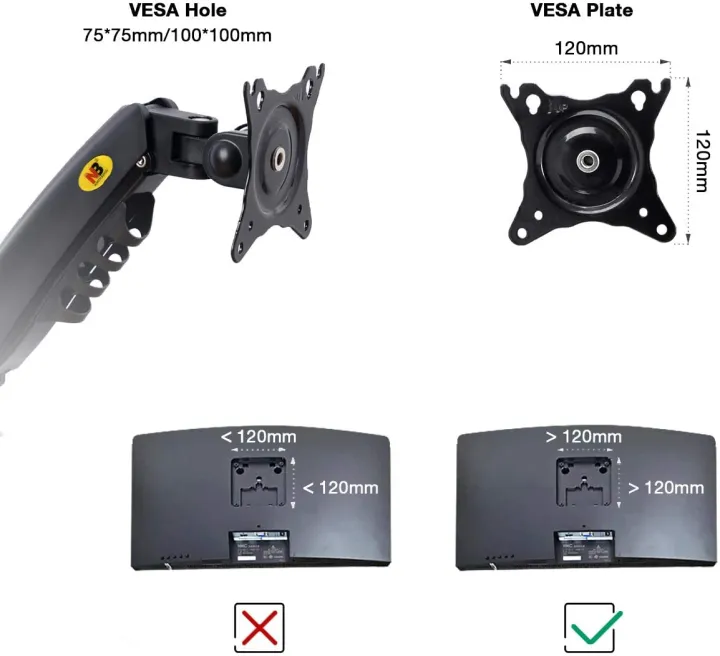 Monitor%20Stand,%20Single%20Monitor%20Arm%20NB%20F80%20Desk%20Stand%20VESA%20Mount%20For%2013%20To%2032%20Inch%20Screen%20With%20Clamp,%20Grommet%20Mounting%20Base%20Black%20in%20Color%20-%20Image%204