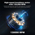 130000RPM Violent Turbo Jet Fan Brushless Motor Turbofan Air Blower for Computer Keyboard Outdoor Car Home Silver. 