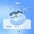 Asta WOLF Sleek Wireless Earbuds with Gaming Mode | ENC | 60ms Low Latency | 24 Hours Full Volume Playback | Water Resistant. 