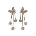 【VisioN Super Shop】Women’s Drop Earrings Crystal Girls Accessories Special Day Korean Style Female Earring. 
