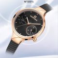 NAVIFORCE NF5001 Stainless Steel Mesh Date Function Luxury Watch for Women. 