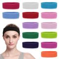 Working Outside Running Tennis, Basketball Terry Cloth For Yoga, Gym, Workout Elastic Hair Bands Sports Headbands Athletic Sweat Bands Cotton Sweatband. 