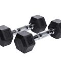 2.5 Kg Hex Dumbbell Set Rubber Pair. 