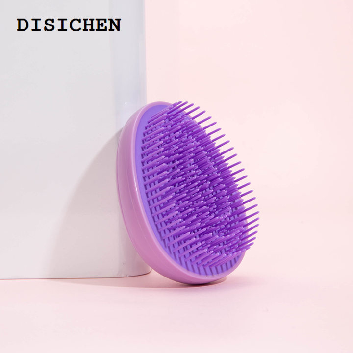 DISICHEN%20Fashion%20Mini%20Detangling%20Hair%20Brush%20Egg%20Round%20Shape%20Hair%20Brushes%20Anti-knotting%20Hair%20Smoothing%20Combs%20Anti%20Static%20Massage%20Hair%20Care%20Tools%20-%20Image%204