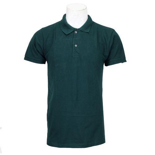 Pack%20Of%202%20100%25%20Cotton%20Polo%20T-Shirt%20For%20Men%20-%20Dark%20Green/Grey%20-%20Image%203