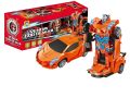 2 In 1 Venom God Of War Transformer Robot Car Police – Orange. 