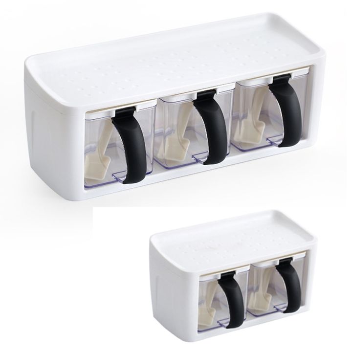 Seasoning Box Kitchen Storage Home Container Spice Rack