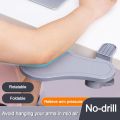 Creative Rotating Computer Arm Rest Pad Attachable Ergonomic Keyboard Armrest Extender Adjustable Desktop Wrist Rest Support for Home&Office. 