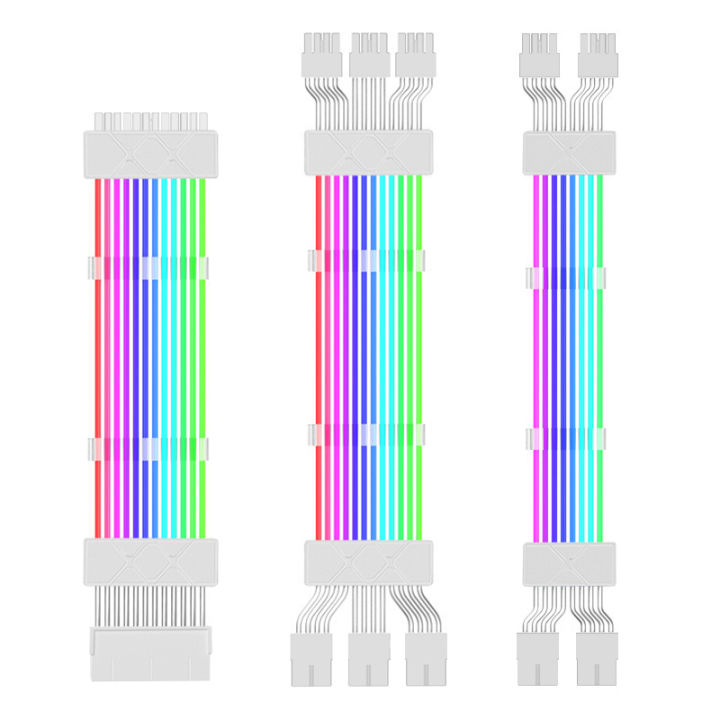 Cable%20ModuleRGBE-PCIGPUVGA%20Kit%20Extension%20Cord%20PSU%20Sync%20ARGBComputerJumpeak18AWG%20Power%20Supply%20ATX24PIN8PIN6PinPC%20-%20Image%206