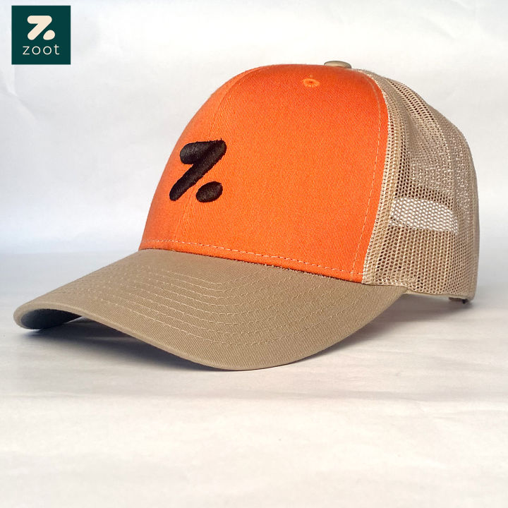 Zoot Embroidered Baseball Cap for Men - Stylist Trucker Hat with Breathable Mesh, Adjustable Snapback, Sun Protection - Trendy Fashion for Teens - Sports, Gym, & Summer Hat